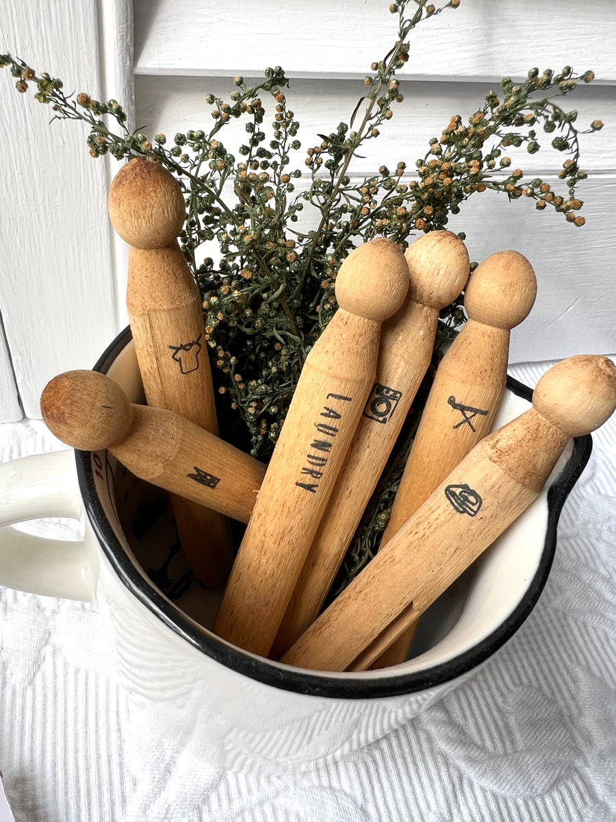 Vintage Inspired Laundry Clothes Pins – Creating Through Chaos