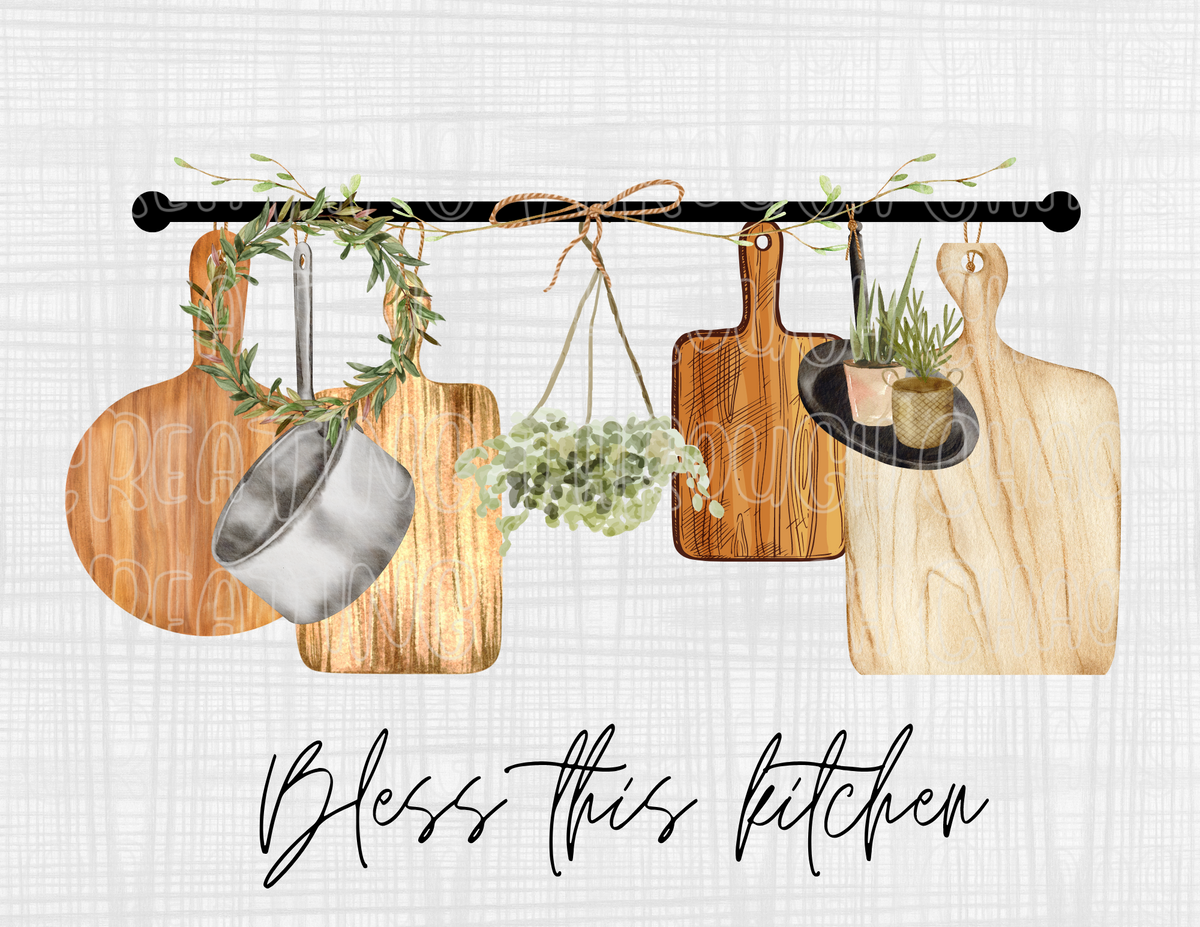 Bless This Kitchen Printable Creating Through Chaos