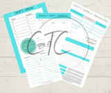 Craft Planner Printable