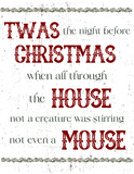 Twas' The Night Before Christmas Printable