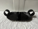 Black Double Handle Candle Holder