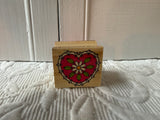 Heart w Flower Stamp