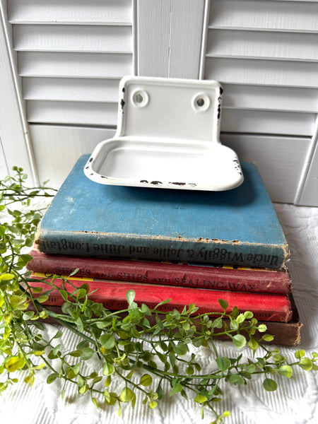 Wall Mount Enamel Soap Dish