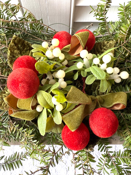 Vintage Christmas Candle Ring