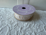 10 YD Tan Stripe Ribbon