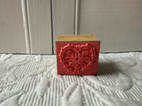 Heart w Flower Stamp