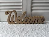 Welcome Cut Out