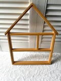 Wooden House Shaped Frame