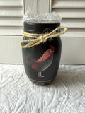 Rooster Tea-Light Candle Jar
