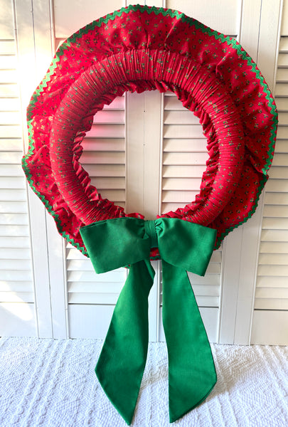 Fabric Wreath