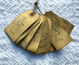 Snowmen Grubby Hang Tags