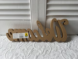 Welcome Cut Out