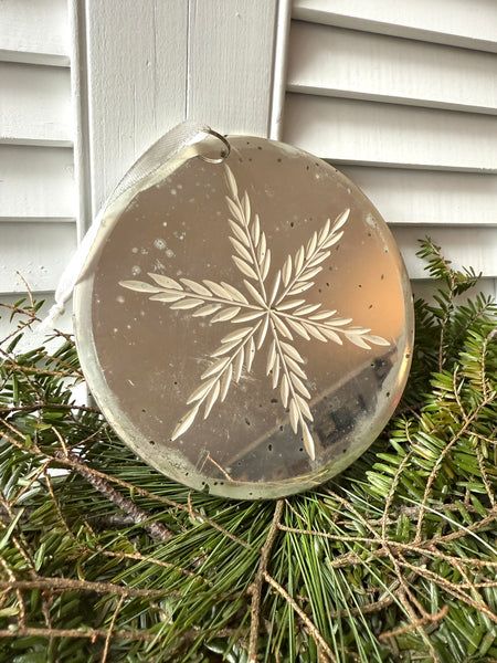Mirrored Snowflake Ornament