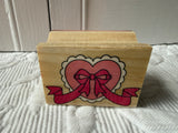 Heart Ribbon Stamp