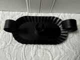 Black Double Handle Candle Holder