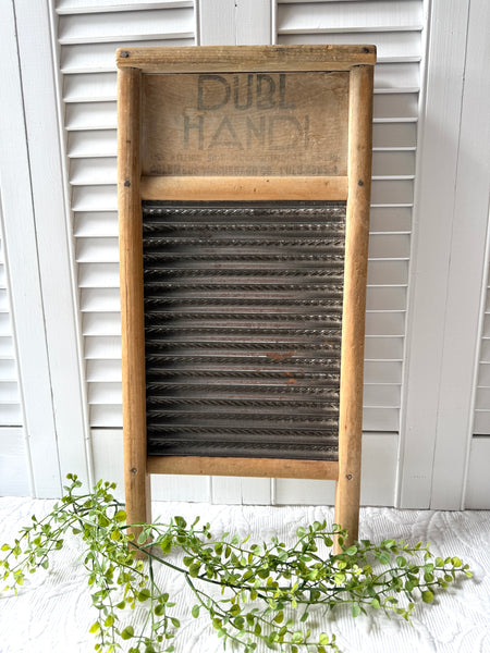 Vintage Dubl Handi Washboard