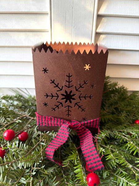 Rustic Snowflake Box