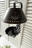 Primitive Punched Tin Candle Sconce