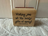 Spring Wishes 2002 Stampin Up Stamp