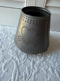 Heart & Colonial House Candle Lamp Shade & Stand