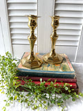 Brass Candle Stick Pair