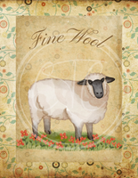 Fine Wool Sheep Printable