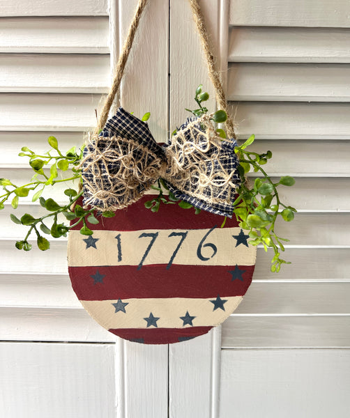 Patriotic Wood Round
