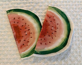 2 Watermelon Shaped Single Napkins