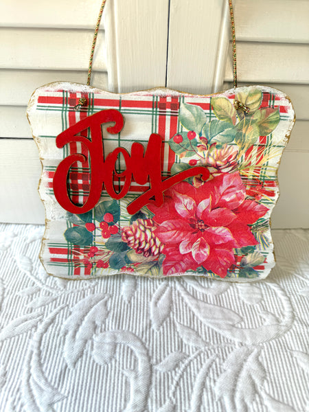 Christmas Joy Tin Sign