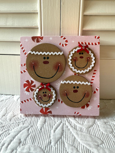 Gingerbread Faces Sign