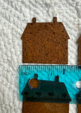 Rusty Primitive Saltbox Houses