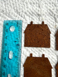 Rusty Primitive Saltbox Houses