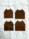 Rusty Primitive Saltbox Houses