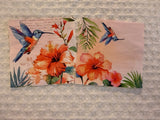 2 Hummingbird Cocktail Napkins