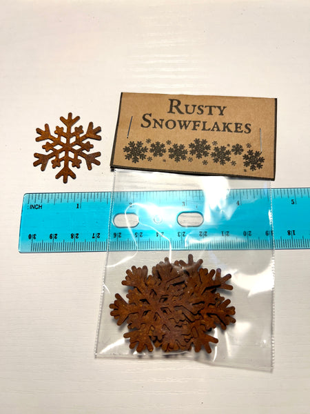 Small Rusty Snowflakes