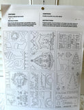 Christmas Adhesive Paper Stencils
