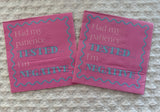 2 Patience Tested Cocktail Napkins