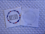 2 Rae Dunn Blessed Cocktail Napkin
