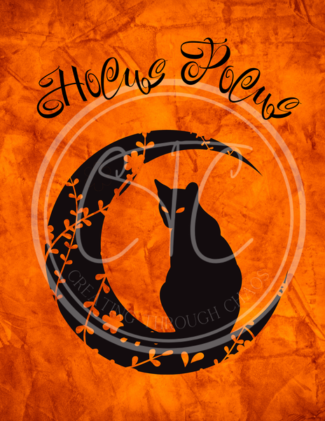 Hocus Pocus Cat Printable