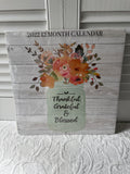 Dollar Tree Calendar Thankful Grateful & Blessed