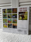 Dollar Tree Calendar God Bless This Farm