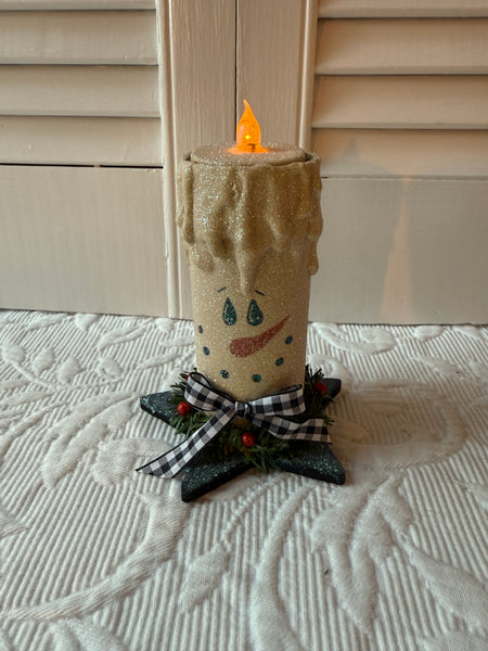 Snowman Tealight Holder