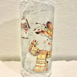 Snowman Candle Holder