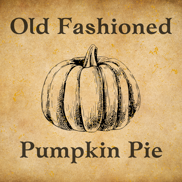 Vintage Old Fashion Pumpkin Pie Printable Label