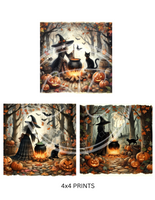 Whimsical Witch Printable Bundle Minis 4x4