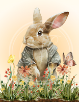 Bunny & Butterflies Printable