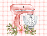 Pink Checkered Kitchen Printables