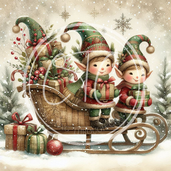 Rustic Elf Rustic Whimsical Elves Printable Bundle 10.5x10.5 – Creating Through Chaos