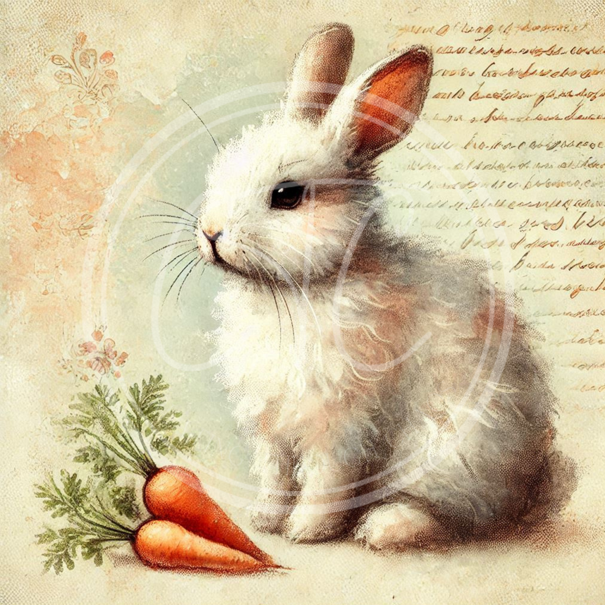 Fuzzy Bunny Printable – Creating Through Chaos