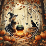 Girl Witch Printable Bundle Minis 4x4